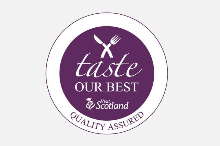 Visit Scotland Taste Our Best accreditation