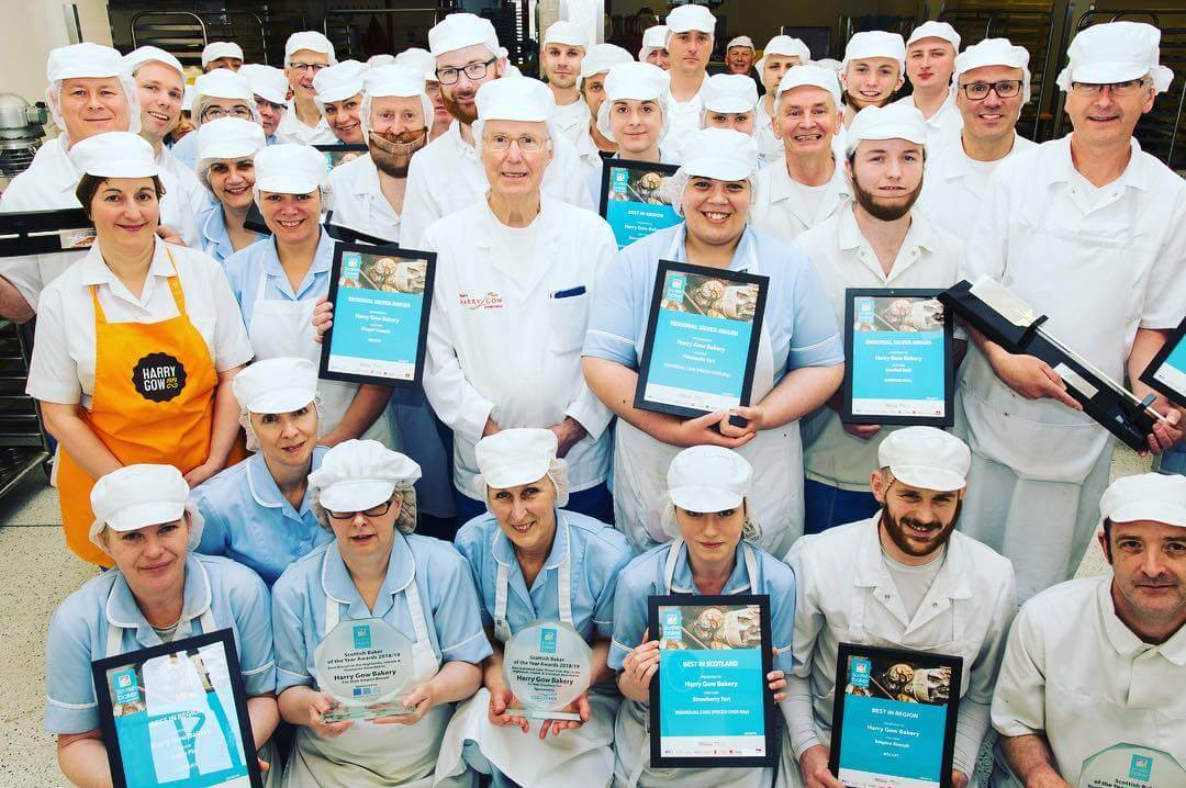 Triple winners at the Scottish Baker Awards