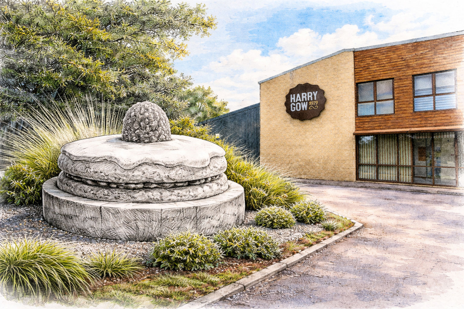 Harry Gow submits planning application for 78-inch Empire Biscuit monument at Smithton Bakery